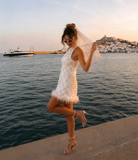 Last Fling Feather Dress