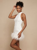Last Fling Feather Dress