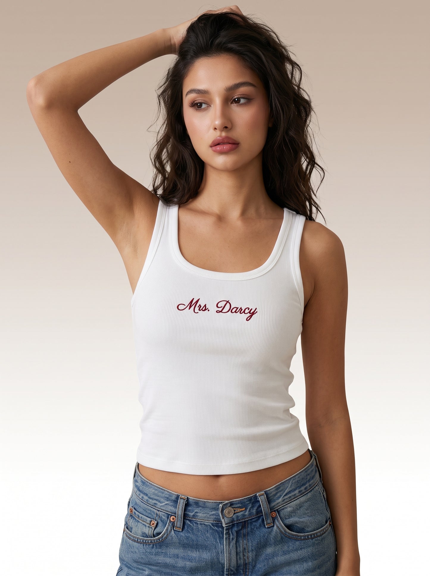 Custom Ribbed Tank Top